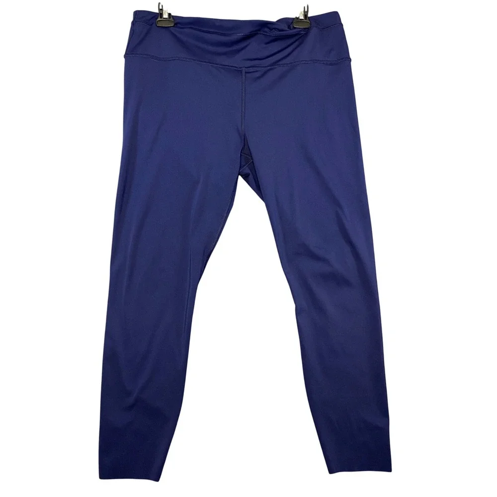 Athleta Accelerate 7/8 Tight Navy Blue Leggings‎ XL 566727-03 SU20